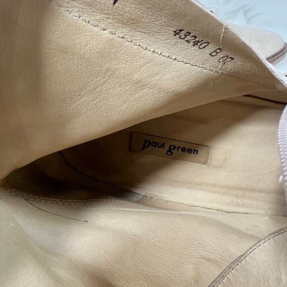 Excellent Condition Paul Green Anne Studded Boot Cloud Moto Biker Size 9.5 - Picture 8 of 10